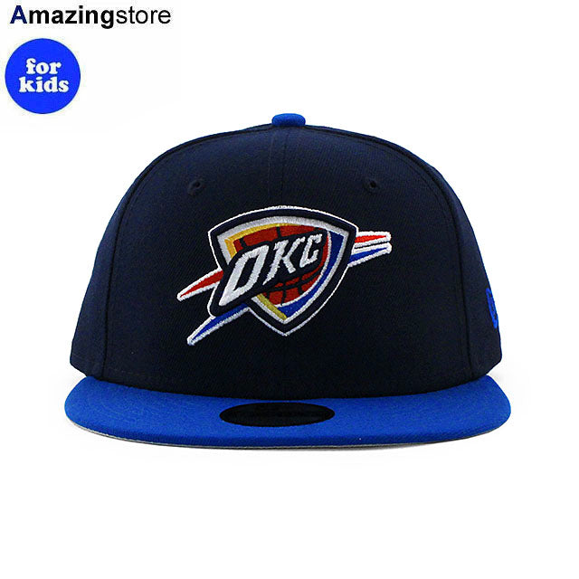 子供用 ニューエラ キャップ 9FIFTY オクラホマシティ サンダー YOUTH NBA TEAM BASIC SNAPBACK CAP NAVY