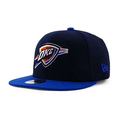 子供用 ニューエラ キャップ 9FIFTY オクラホマシティ サンダー YOUTH NBA TEAM BASIC SNAPBACK CAP NAVY