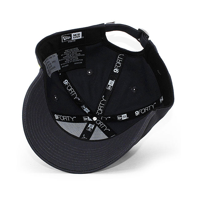 子供用 ニューエラ キャップ 9FORTY ASローマ YOUTH SERIA A ROMOLO STRAPBACK CAP GRAPHITE