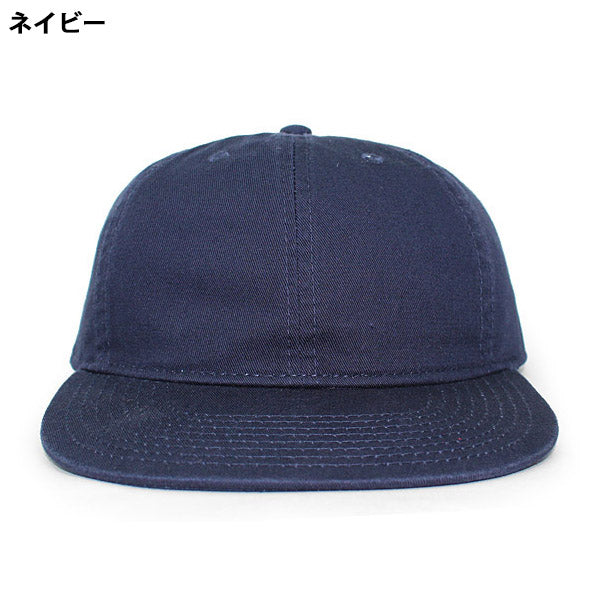 6色展開 ニューハッタン BLANK 6PANEL FLAT VISOR CAP NEWHATTAN COTTON 無地 STRAPBACK