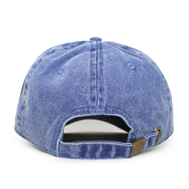 ニューハッタン PIGMENT DYED BLANK BASEBALL LOW PROFILE CAP NEWHATTAN COTTON 無地 BLUE