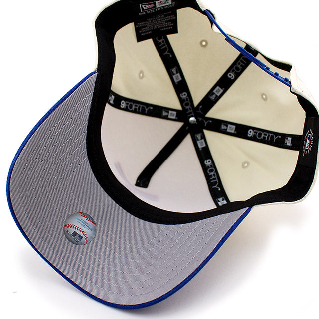 シティコネクト ニューエラ キャップ 9FORTY スナップバック トロント ブルージェイズ MLB CITY CONNECT A-FRAME SNAPBACK CAP CREAM BLUE