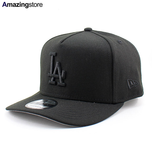 ニューエラ キャップ 9FIFTY スナップバック ロサンゼルス ドジャース MLB A-FRAME SNAPBACK CAP BLACKOUT