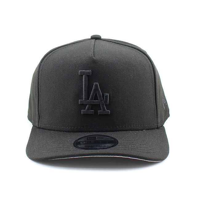 ニューエラ キャップ 9FIFTY スナップバック ロサンゼルス ドジャース MLB A-FRAME SNAPBACK CAP BLACKOUT