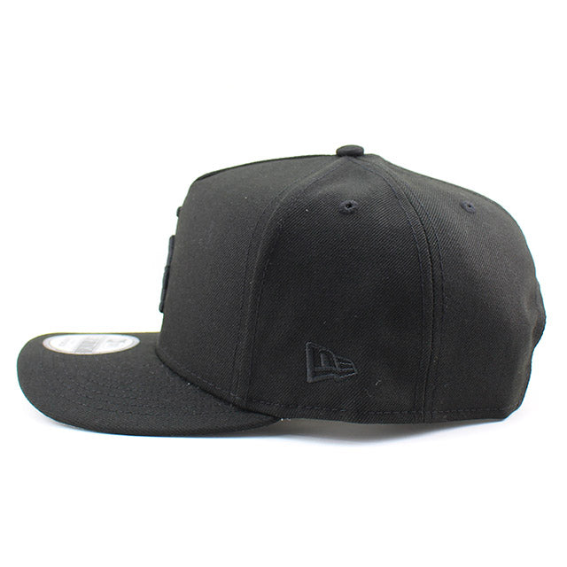 ニューエラ キャップ 9FIFTY スナップバック ロサンゼルス ドジャース MLB A-FRAME SNAPBACK CAP BLACKOUT