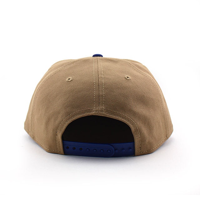 ニューエラ キャップ 9FIFTY スナップバック ロサンゼルス ドジャース MLB TEAM-BASIC SNAPBACK CAP KHAKI-ROYAL BLUE