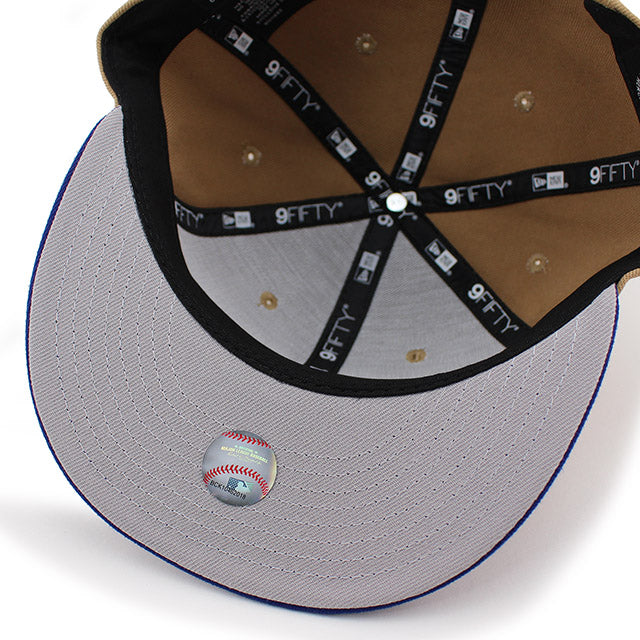 ニューエラ キャップ 9FIFTY スナップバック ロサンゼルス ドジャース MLB TEAM-BASIC SNAPBACK CAP KHAKI-ROYAL BLUE