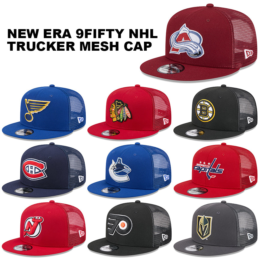ニューエラ キャップ 9FIFTY NHL TEAM BASIC TRUCKER MESH SNAPBACK CAP