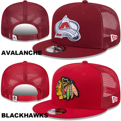 ニューエラ キャップ 9FIFTY NHL TEAM BASIC TRUCKER MESH SNAPBACK CAP