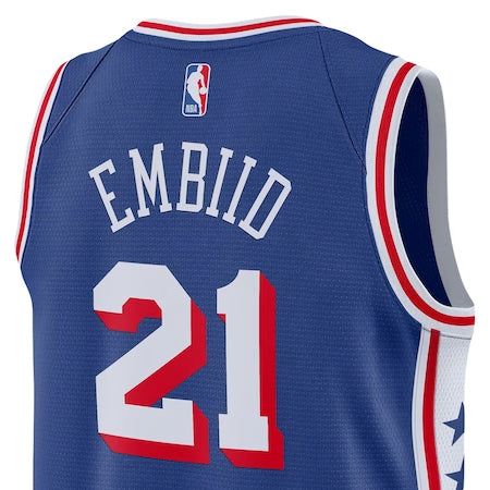 ジョエル エンビードモデル 海外取寄 ナイキ レプリカユニフォーム フィラデルフィア 76ERS SWINGMAN JERSEY ROYAL BLUE