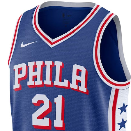 ジョエル エンビードモデル 海外取寄 ナイキ レプリカユニフォーム フィラデルフィア 76ERS SWINGMAN JERSEY ROYAL BLUE