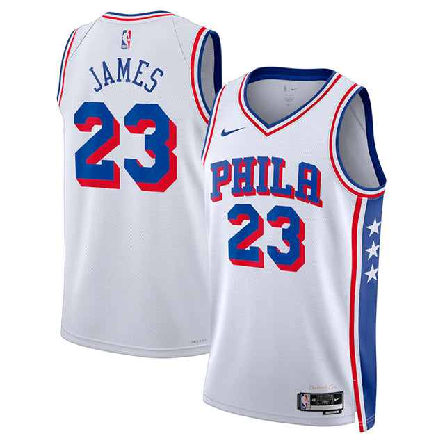 レブロン ジェームスモデル 海外取寄 ナイキ レプリカユニフォーム フィラデルフィア 76ers SWINGMAN JERSEY ASSOCIATION EDITION WHITE