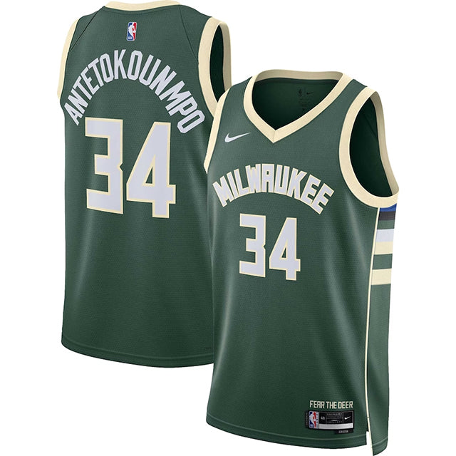 ヤニス アデトクンポモデル 海外取寄 ナイキ レプリカユニフォーム ミルウォーキー バックス SWINGMAN JERSEY HUNTER GREEN
