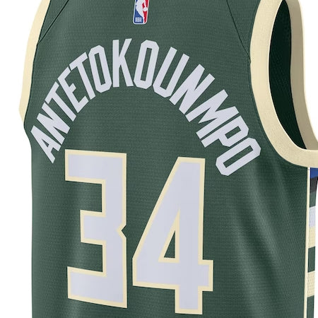 ヤニス アデトクンポモデル 海外取寄 ナイキ レプリカユニフォーム ミルウォーキー バックス SWINGMAN JERSEY HUNTER GREEN