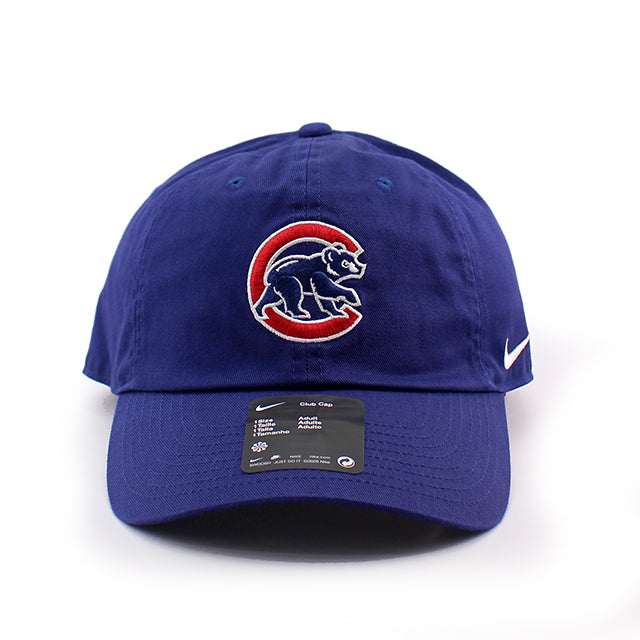ナイキ キャップ シカゴ カブス NIKE CLUB UNSTRUCTURED ORGANIC COTTON CAP ROYAL BLUE