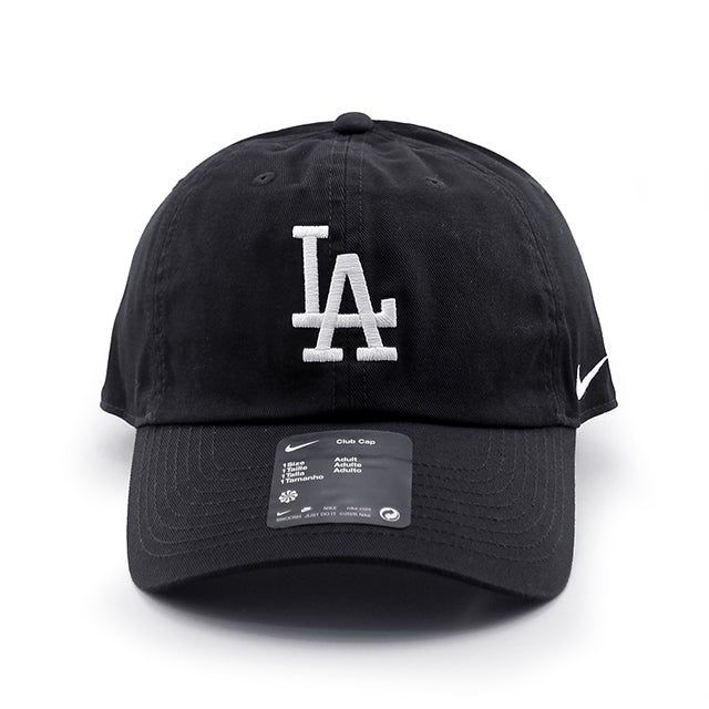 ナイキ キャップ ロサンゼルス ドジャース NIKE CLUB UNSTRUCTURED ORGANIC COTTON CAP BLACK
