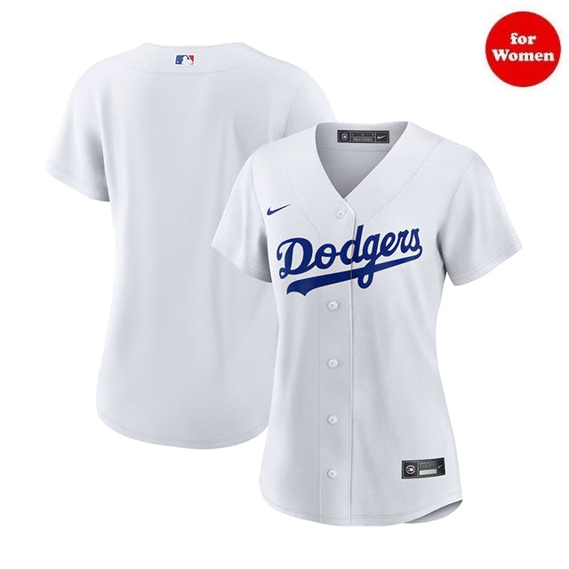 海外取寄 女性用 NIKE ナイキ レプリカユニフォーム ロサンゼルス ドジャース MLB WOMEN'S HOME REPLICA COOL BASE JERSEY WHITE NIKE LOS ANGELES DODGERS