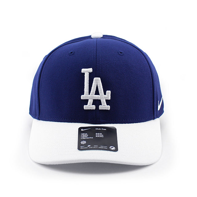 ナイキ キャップ ロサンゼルス ドジャース DRI-FIT CLUB STRUCTURED CAP ROYAL BLUE WHITE