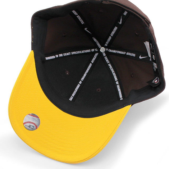 ナイキ キャップ サンディエゴ パドレス DRI-FIT CLUB STRUCTURED CAP BROWN GOLD