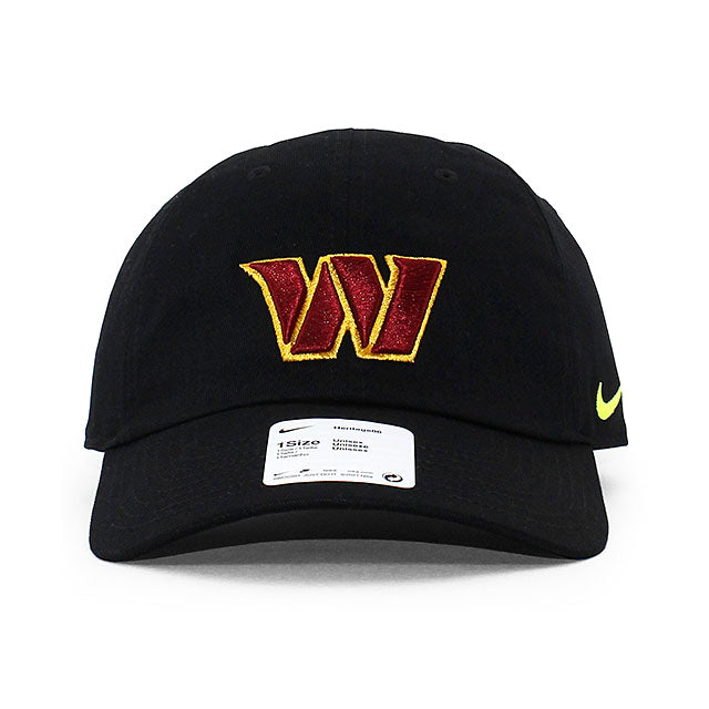 ナイキ キャップ ワシントン コマンダーズ NFL HERITAGE 86 VOLT STRAPBACK CAP H86 BLACK NIKE WASHINGTON COMMANDERS