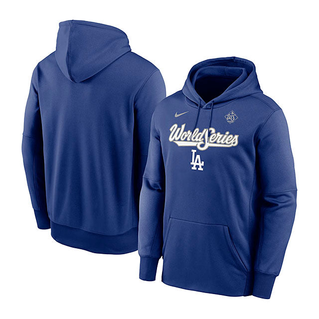 2025 ワールドシリーズモデル 海外取寄 ナイキ プルオーバーフーディー ロサンゼルス ドジャース MLB2025 WORLD SERIES AUTHENTIC COLLECTION THERMA FLEECE HOODIE ROYAL