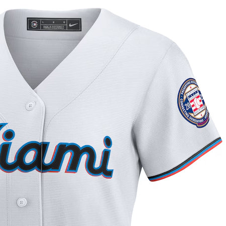 イチロー 2025 日米 野球殿堂入り海外取寄 女性用 ナイキ ホーム ユニフォーム マイアミ マーリンズ