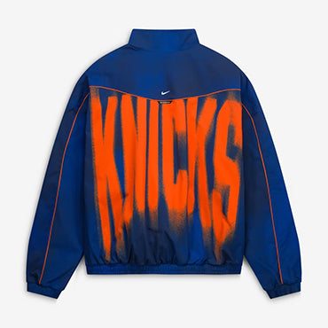 海外取寄 ナイキ ジャケット ニューヨーク ニックス JACKET 2026-27 STANDARD ISSUE ON-COURT GAME THEATER LOUD FULL-ZIP JACKET BLUE