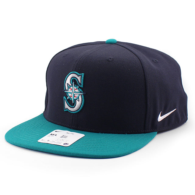 ナイキ キャップ スナップバック シアトル マリナーズ MLB PRO SNAPBACK CAP NAVY-TEAL