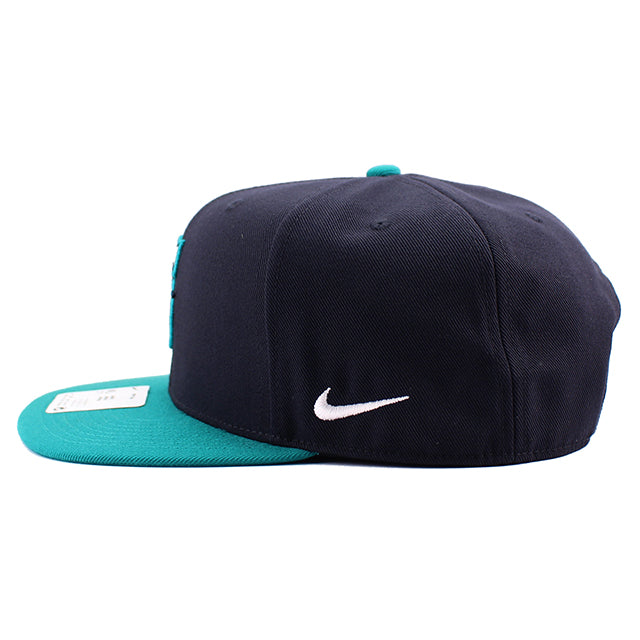 ナイキ キャップ スナップバック シアトル マリナーズ MLB PRO SNAPBACK CAP NAVY-TEAL