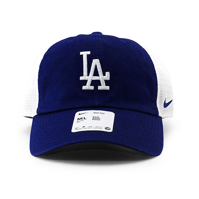 ナイキ メッシュキャップ ロサンゼルス ドジャース MLB CLUB TRUCKER STRAPBACK CAP MESH CAP BLUE
