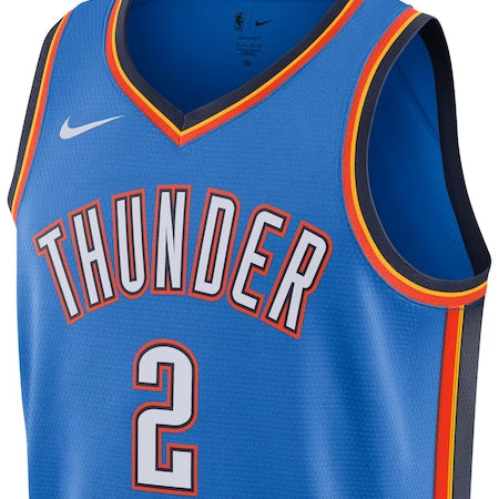 シェイ ギルジャス=アレクサンダーモデル 海外取寄 ナイキ レプリカユニフォーム オクラホマシティ サンダー SWINGMAN JERSEY BLUE