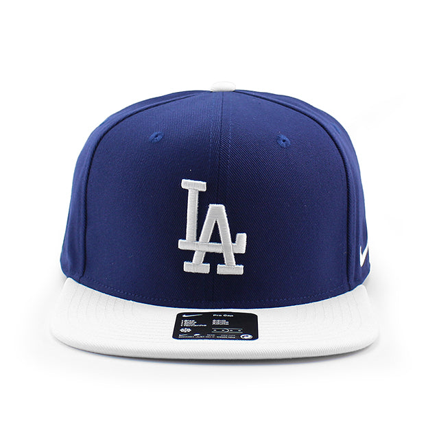 ナイキ キャップ ロサンゼルス ドジャース DRI-FIT PRO STRUCTURED SQUARE BILL CAP ROYAL BLUE WHITE