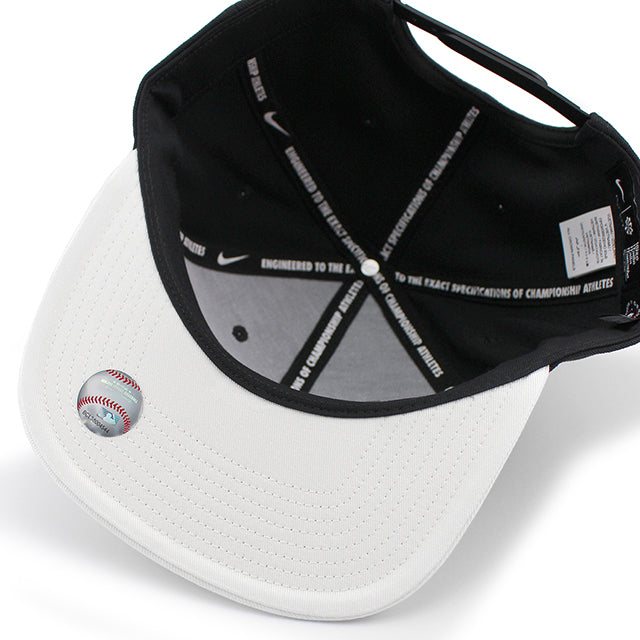 ナイキ キャップ シカゴ ホワイトソックス DRI-FIT PRO STRUCTURED SQUARE BILL CAP BLACK WHITE