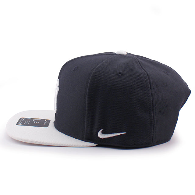ナイキ キャップ ニューヨーク ヤンキース DRI-FIT PRO STRUCTURED SQUARE BILL CAP PITCH BLUE WHITE