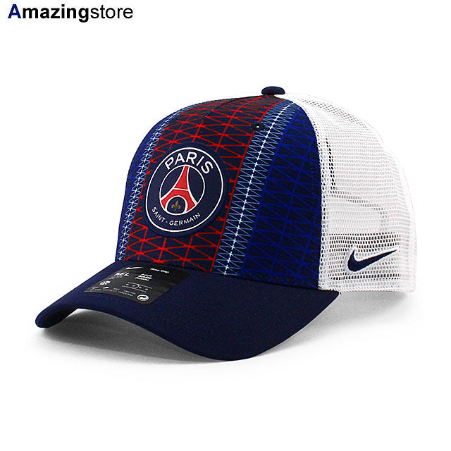 ナイキ メッシュキャップ パリ サンジェルマン FC PSG RISE PRINTED TRUCKER MESH CAP NAVY