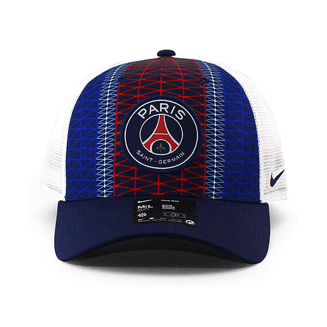 ナイキ メッシュキャップ パリ サンジェルマン FC PSG RISE PRINTED TRUCKER MESH CAP NAVY