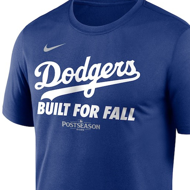 海外取寄 2025 ポストシーズンモデル NIKE Tシャツ ロサンゼルス ドジャース MLB POSTSEASON AUTHENTIC COLLECTION LEGEND Dri-FIT T-SHIRT ROYAL