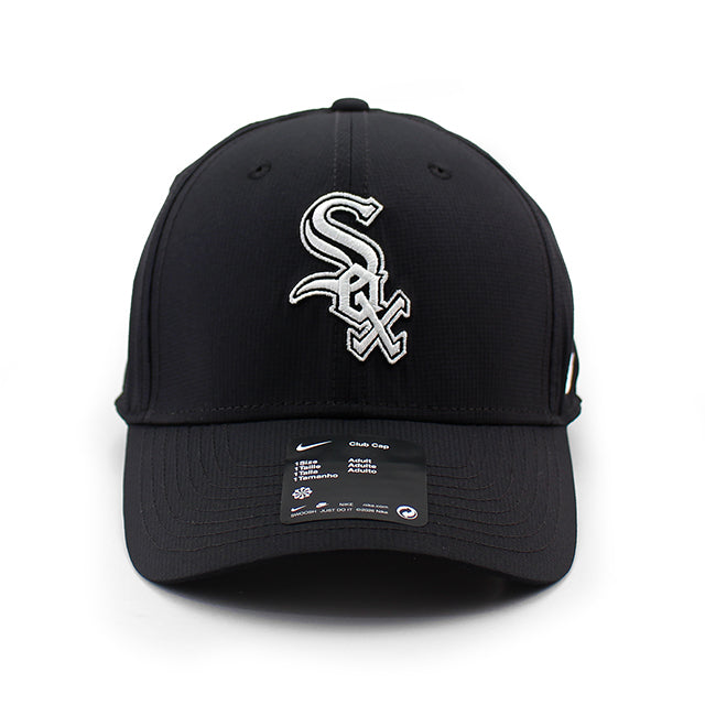 ナイキ キャップ シカゴ ホワイトソックス CLUB STRUCTURED UV POLY RIPSTOP CAP BLACK