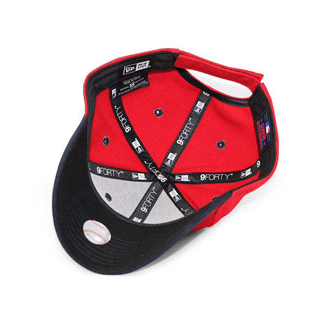 ニューエラ キャップ 9FORTY ワシントン ナショナルズ MLB THE LEAGUE ALT-3 ADJUSTABLE CAP RED