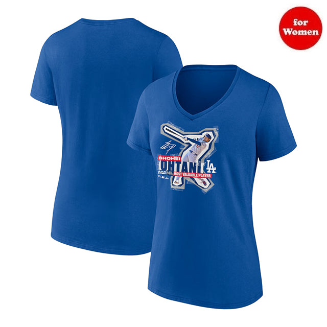 女性用 2025 ナショナルリーグ MVP 大谷翔平モデル 海外取寄 ロサンゼルス ドジャース Tシャツ