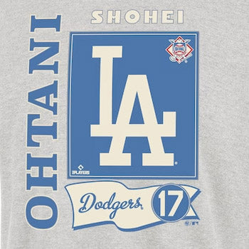 大谷翔平モデル 海外取寄 47ブランド Tシャツ MLB FRNKLIN GREY ロサンゼルス ドジャース
