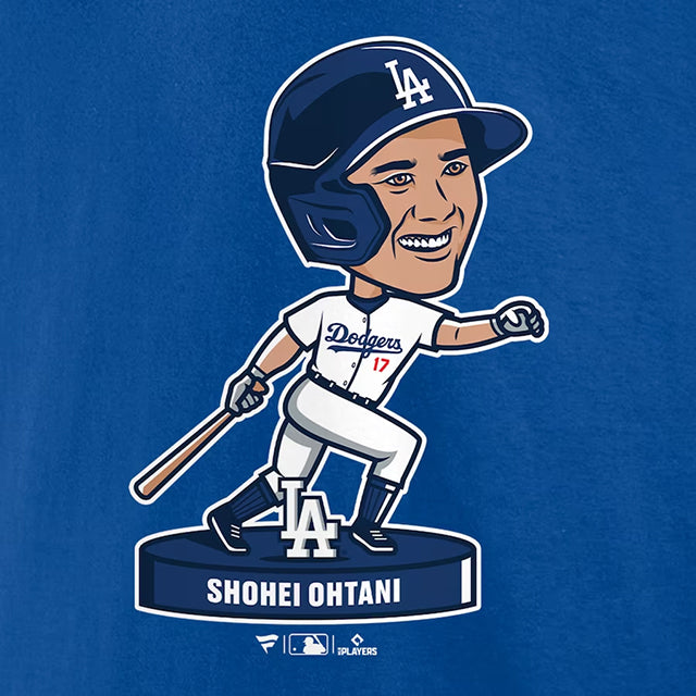 大谷翔平モデル 海外取寄 Tシャツ ロサンゼルス ドジャース BOBBLEHEAD T-SHIRT ROYAL BLUE