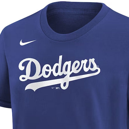 即日発送 大谷翔平モデル NIKE ナイキ 子供用 Tシャツ ロサンゼルス ドジャース MLB YOUTH NAME&NUMBER T-SHIRT BLUE