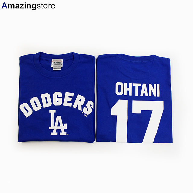大谷翔平モデル ファナティクス Tシャツ ロサンゼルス ドジャース MLB NAME&NUMBER T-SHIRT ROYAL BLUE