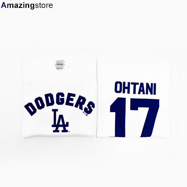 大谷翔平モデル ファナティクス Tシャツ ロサンゼルス ドジャース MLB NAME&NUMBER T-SHIRT WHITE