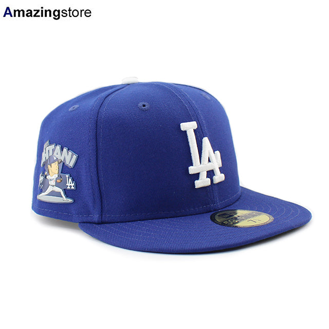 大谷翔平モデル ニューエラ 59FIFTY ロサンゼルス ドジャース MLB ON-FIELD AUTHENTIC GAME SHOHEI OHTANI PITCHING FITTED CAP ROYAL BLUE