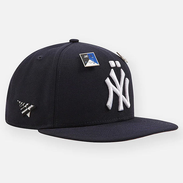 海外取寄 ニューエラ キャップ 59FIFTY ペーパープレーンズ x ニューヨーク ヤンキース JAŸ-Z30 FITTED CAP NAVY