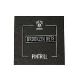 ピントリル ピンズ ブルックリン ネッツ BARCLAYS CENTER限定 BROOKLYN COOL TEAM NAME PIN PINTRILL BROOKLYN NETS