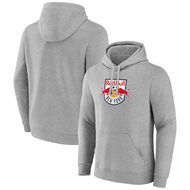 海外取寄 ニューヨーク レッドブルズ プルオーバーフーディー MLS OFFICIAL LOGO PULL OVER HOODIE GREY