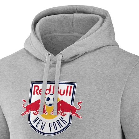 海外取寄 ニューヨーク レッドブルズ プルオーバーフーディー MLS OFFICIAL LOGO PULL OVER HOODIE GREY